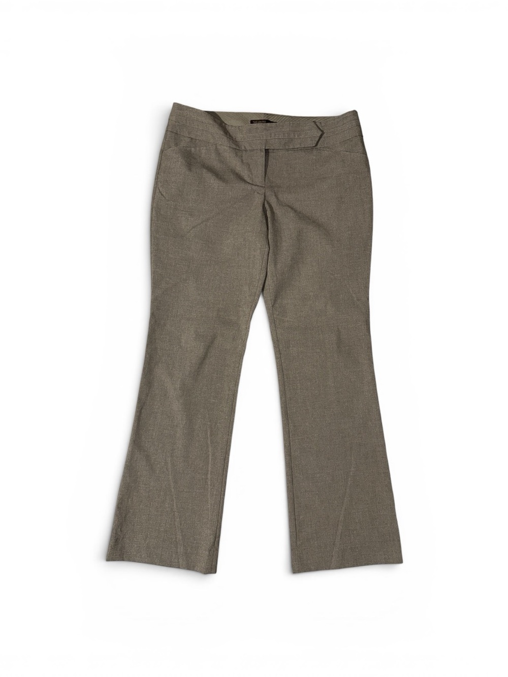 The Limited Olive-Taupe Boot Cut Dress Pants